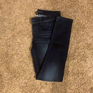 Dark denim jeggings